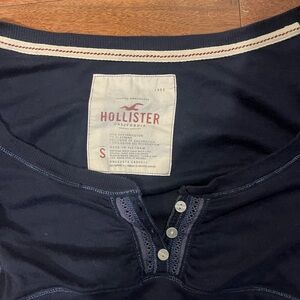 vintage 2000s y2k hollister babydoll henley top